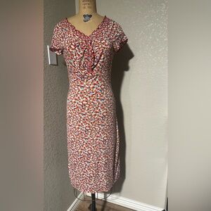 BCBGMaxAzria Colorful Mosaic Midi Dress